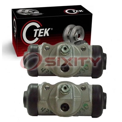 Cilindros de rueda de freno de tambor trasero centrados de 2 piezas para camioneta Toyota 1978-1995 xk Foto 1 de 4