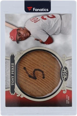 Tony Perez Cincinnati Reds 2013 Topps Tier One Bat Knob Relic #TOBK-TP #1/1 Card - Image 1 of 4