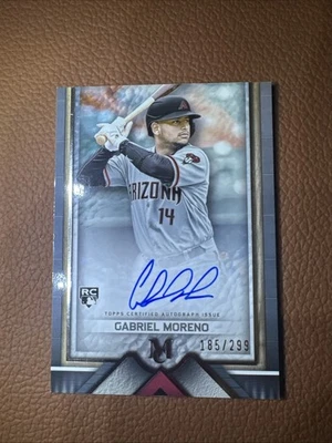 2023 Topps Museum Collection - Archival Autographs Gabriel Moreno #AA-GM /299... - Image 1 of 3