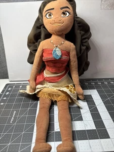Disney Store Authentic Moana Plush Doll Stuffed Animal Princess Toy - Picture 1 of 5