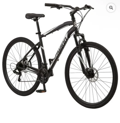 Schwinn S5712WMDS 700C Glenwood Mens Hybrid Bike - Black - Image 1 of 2