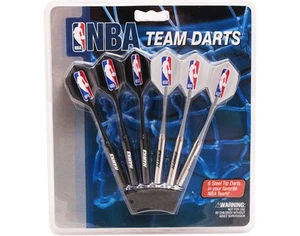 Juego de 6 dardos y vuelos con punta de acero NBA Atlana Hawks con logotipo de la NBA - Imagen 1 de 1