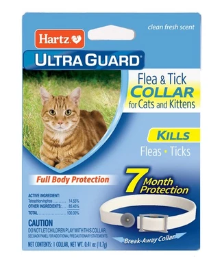 Ошейник от блох и клещей Hartz UltraGuard для кошек и котят - Изображение 1 из 4
