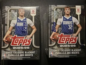 (2) LOT 2025/26 TOPPS NBA BASKETBALL BLACK OUT BLACK FRIDAY BLASTER/VALE BOXEN - Bild 1 von 2