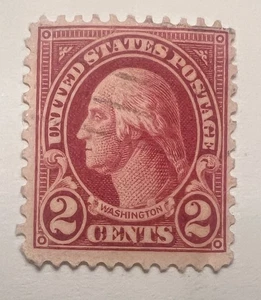 George Washington Red Two 2 Cent Postage Stamp Circulated - Picture 1 of 5
