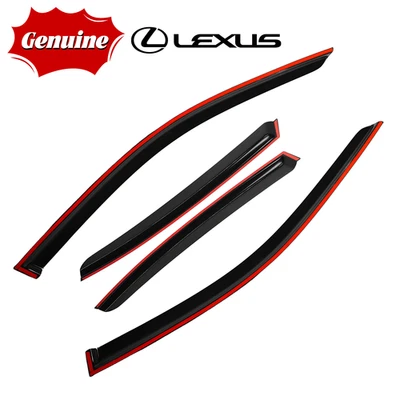 Genuine Lexus Window Visors GS F GS350 GS450h 2013-2020 Wind Sun Vent Deflector - Image 1 of 4