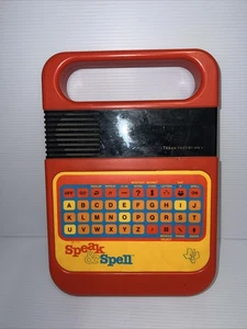 UNGETESTET: 1978 SPEAK AND SPELL Texas Instruments TI sprechendes Computerspiel - Bild 1 von 5