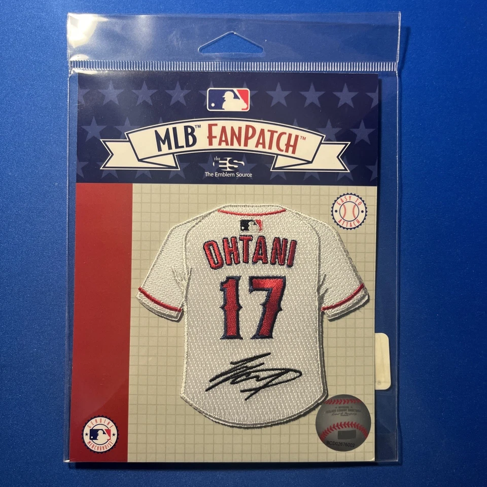 2018 MLB Fanpatch Shohei Ohtani Home Jersey Patch - Image 1 of 2