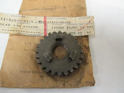 Yamaha YZ60 YZ80 YZ 1980-83 engranaje de transmisión sexto piñón nos OEM # 4V0-17161-02 Foto 1 de 2