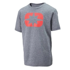 Polaris Gray Youth Icon Tee Short Sleeve Crew Neck Comfy Breathable Casual - Picture 1 of 2