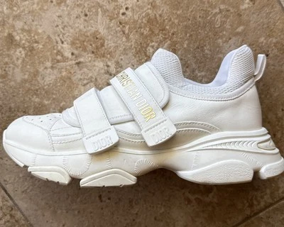 (SOLO ZAPATO IZQUIERDO) DIOR Mujer D WANDER Cuero Tenis Zapatos Patadas AMPUTADO TALLA 38 Foto 1 de 4