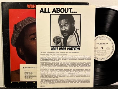 WAH WAH WATSON ELEMENTARY LP COLUMBIA STEREO DJ PROMO 1976 Jazz Funk Soul Bio - Image 1 of 3