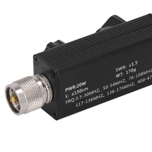 QRP Antena krótkofalowa HF Pełnopasmowe strojenie FM Aviation UV do odbioru sygnału - Zdjęcie 1 z 22