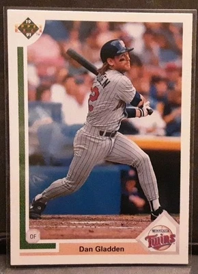 Dan Gladden "Minnesota Twins". 1991 Upper Deck Baseball Card #659 - Image 1 of 2