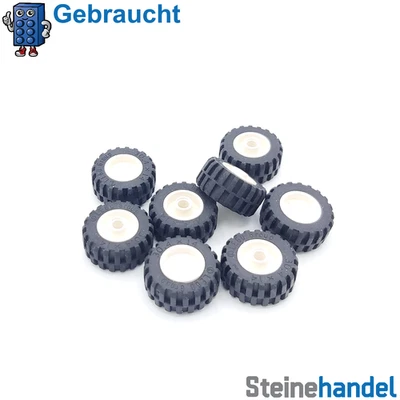 LEGO® Rad 18mm D. 14mm mit Reifen 30.4mm D. x 14mm 8 Stück ( 30285 92402 ) - Bild 1 von 2