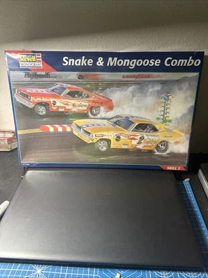Revell Monogram Snake & Mongoose Combo 1:24 #85-6858 Factory Sealed In’97 - Image 1 of 4