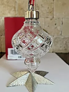 WATERFORD KRISTALL SEHR GROSS SELTEN NEU IN VERPACKUNG WEIHNACHTSTURM ORNAMENT SCHÖN! - Bild 1 von 5