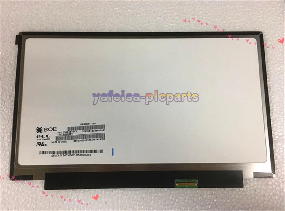 1PC HB125WX1-200 12.5" 1366×768 Resolution BOE LCD screen panel - Image 1 of 1