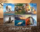 Liberia - 2022 Climate Change, Animals - 6 Stamp Sheet - LIB220402a