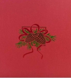 Creative Memories 8x10 Red Pinecone Scrapbook Album Limited Edition 1997 15 Page - Picture 1 of 7