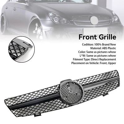 Front Bumper Grille Grill Fit Mercedes Benz CLS-Class W219 2004-2008 Foto 1 de 4