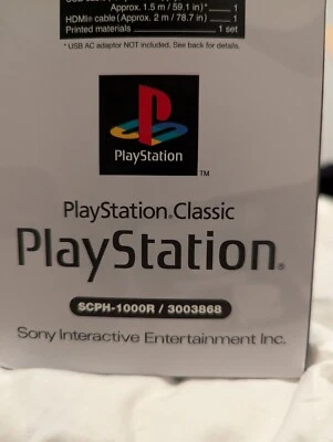 Sony PlayStation One PS1 Classic Mini Gray Console SCPH-1000R  - No AC Adapter - Image 1 of 4