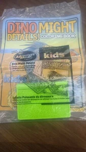 Libro para colorear Arbys 2005 Adventure Foodtoys Dino May  - Imagen 1 de 2