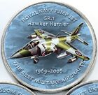ZIMBABWE 1 SHILLING 2017 GR1 HAWKER HARRIER JUMP JET AIRCRAFT 1969 2006