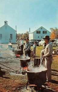 Geauga County Apfelbutter Festival Historical Society Burton, Oh Vintage Postkarte  - Bild 1 von 2