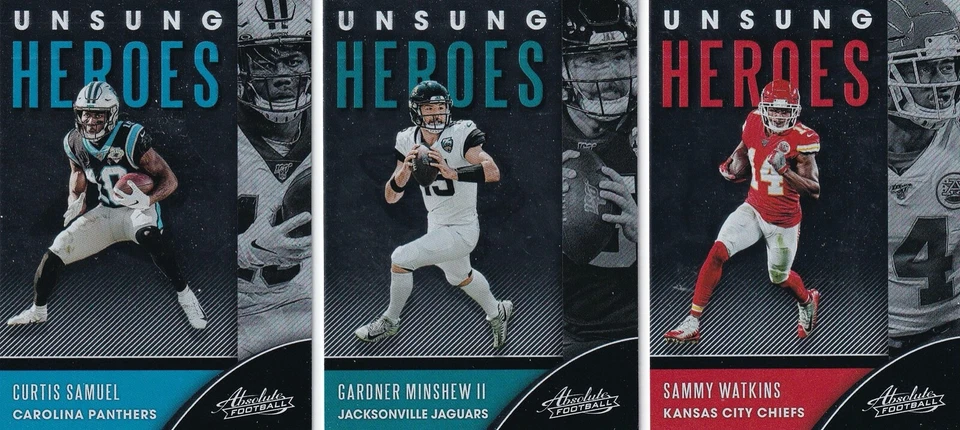 2020 Panini Absolute Football Unsung Hero's You PICK Lockett Gilmore Lindsay +++ - Image 1 of 1