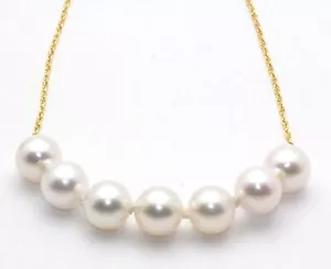 ADD ON PEARL NECKLACE 4MM 14K GOLD CHAIN A FAMILY TRADITION - Picture 1 of 2