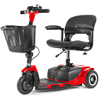 3 Wheel Scooter Lightweight Folding Wheelchair Powered Mobility Scooters Seniors