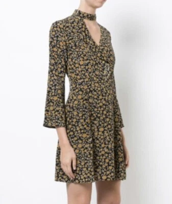 Derek Lam 10 Crosby Bell Sleeve Dress 100% Silk Sz 4 - Image 1 of 4