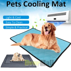 Pet Cooling Mat Cool Pad M/L/XL Summer Comfortable Cushion Bed Blanket Dog Cat - Picture 1 of 24