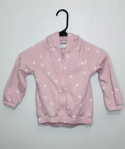 Hoodie with Hearts Design, Girl 4T Old Navy - Picture 1 of 3