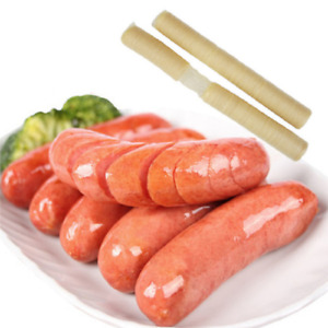 2.6m/3cm Natural Sausage Casings Skin Collagen Casing Smoked Fresh Roast Hot Dog