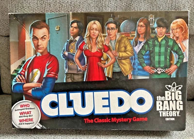 Cluedo: Big Bang Theory Edition Board Game Complete Classic Mystery Game 2013 - Image 1 of 4
