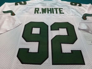 REGGIE WHITE CUSTOM **XL* THROWBACK JERSEY, SEWN! - Picture 1 of 4