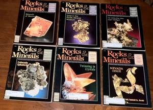 Rocks And Minerals Magazine Lot Volume 74 1999 6 Magazines - Picture 1 of 8