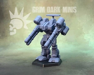 BTech Scale - Rifleman w Heavy Arms Cannons  proxy mech (retro style) - Picture 1 of 2