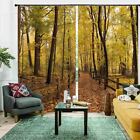 Forest Fence Brown Wood 3D Curtain Blockout Photo Printing Curtains Drape Fabric