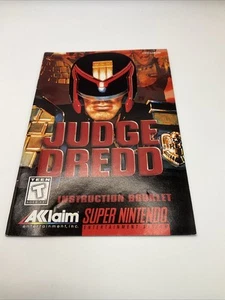 Judge Dredd (Sistema de entretenimiento Super Nintendo, 1995) *SOLO MANUAL - Imagen 1 de 2