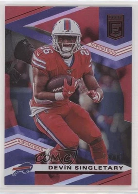 2020 Panini Donruss Elite Aspirations /74 Devin Singletary #10 - Image 1 of 2
