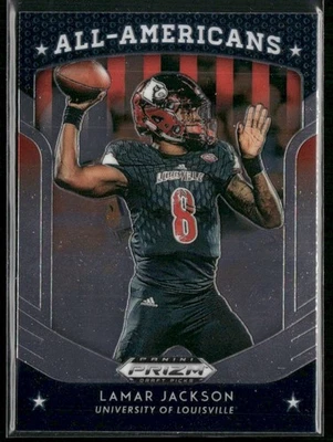 2019 Panini Prizm Draft Picks Lamar Jackson #59 Louisville Cardinals - Image 1 of 2