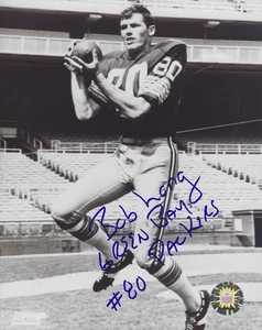 Bob Long Green Bay Packers Wide Receiver 1964-67 Autographed 8x10 (d 2025) - Picture 1 of 1