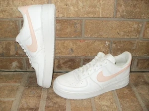 New Nike Air Force 1 07 Low Basketball Shoe 9.5 B/DN1430 106 White-Rose SRP$120 - Picture 1 of 5
