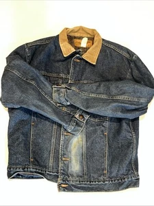 Wrangler Western Denim Jacket: Blanket Lined: Vintage Sz 42 Made In The USA - Picture 1 of 7