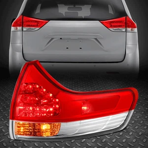 Conjunto de lámpara de luz trasera LED exterior lateral del pasajero para Toyota Sienna 11-14 - Imagen 1 de 8