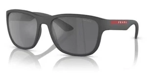 PRADA LINEA ROSSA PS 01US UFK5L0 59mm Grey Rubber Grey Mirror 59 mm Men's... - Picture 1 of 7