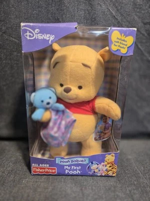 NIB 2004 Disney My First Pooh PLUSH POOH BABIES Winnie The Pooh Fisher Price - Image 1 of 4